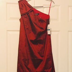 *NEW* S.L Fashions Taffeta  Shoulder Bow Dress 16